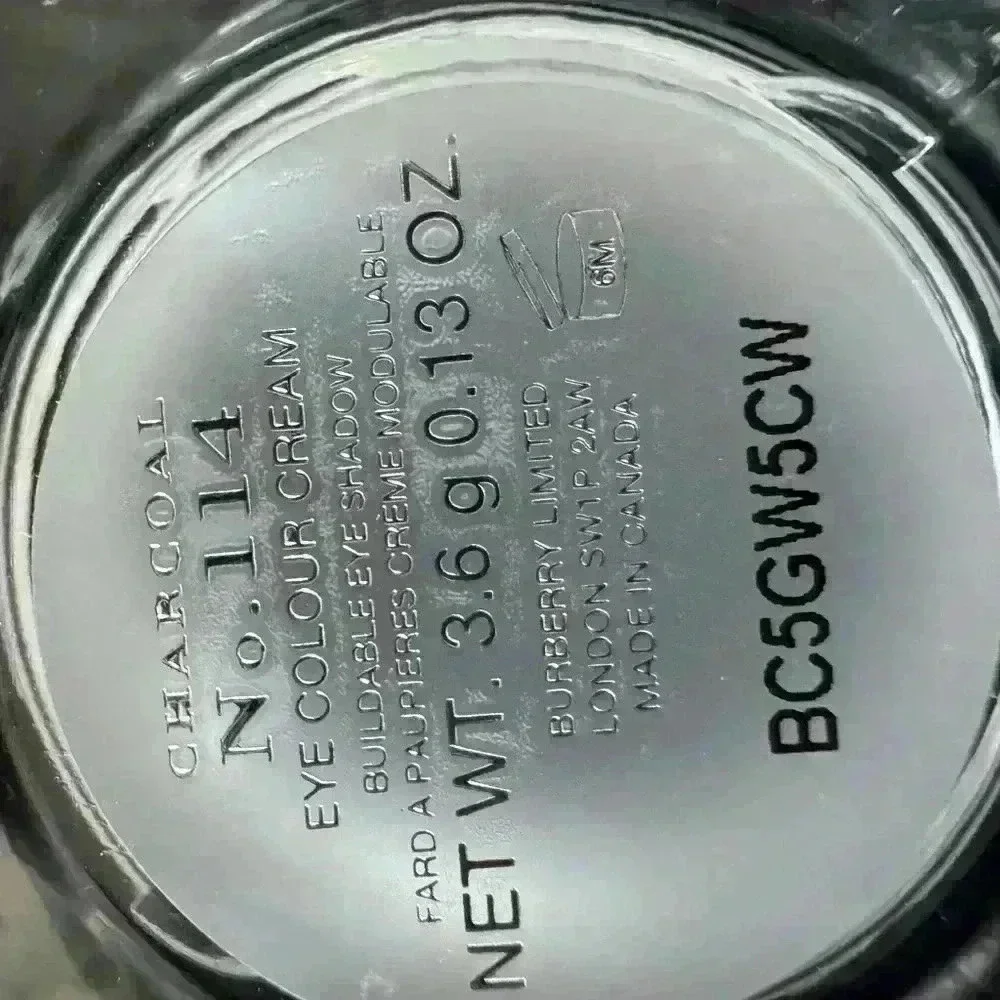 Burberry Eye Colour Crème ~ Charcoal (114) ~ NEW in box!